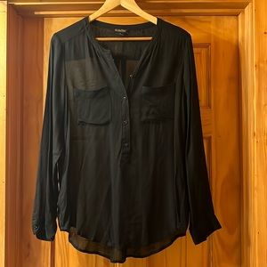 Lucky Brand black blouse
